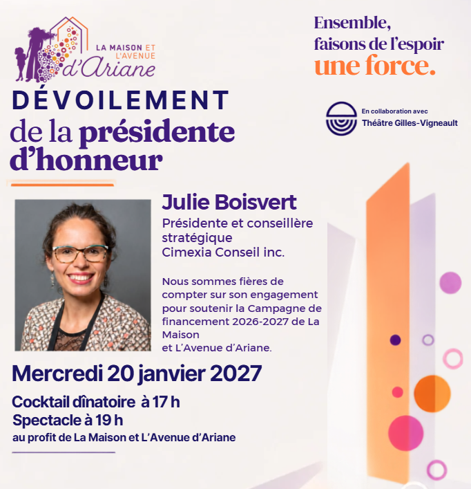 T2 - Dévoilement présidente d'honneur